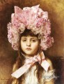 Le portrait de la fille de Bonnet Rose Alexei Harlamov